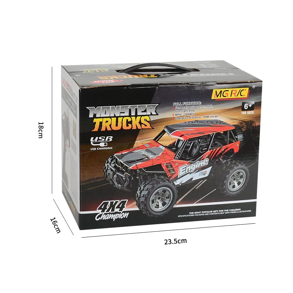 20km/H 1: 20 2.4G Remote Racing Car RC Toy Electric Monster Truck off-Road Vehicle