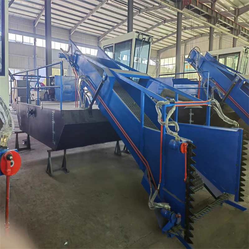 Capacity 1500m3 Water Plants Cutting Water Cleaning Boat Garbage Salvage