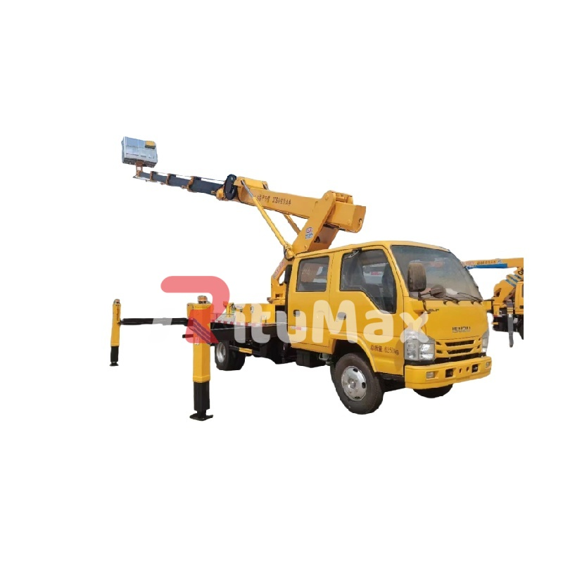 Isu Zu 4*2 Lightweight High Aerial Platform Working Truck: 3t Weight, Suitable for Indoor Floors