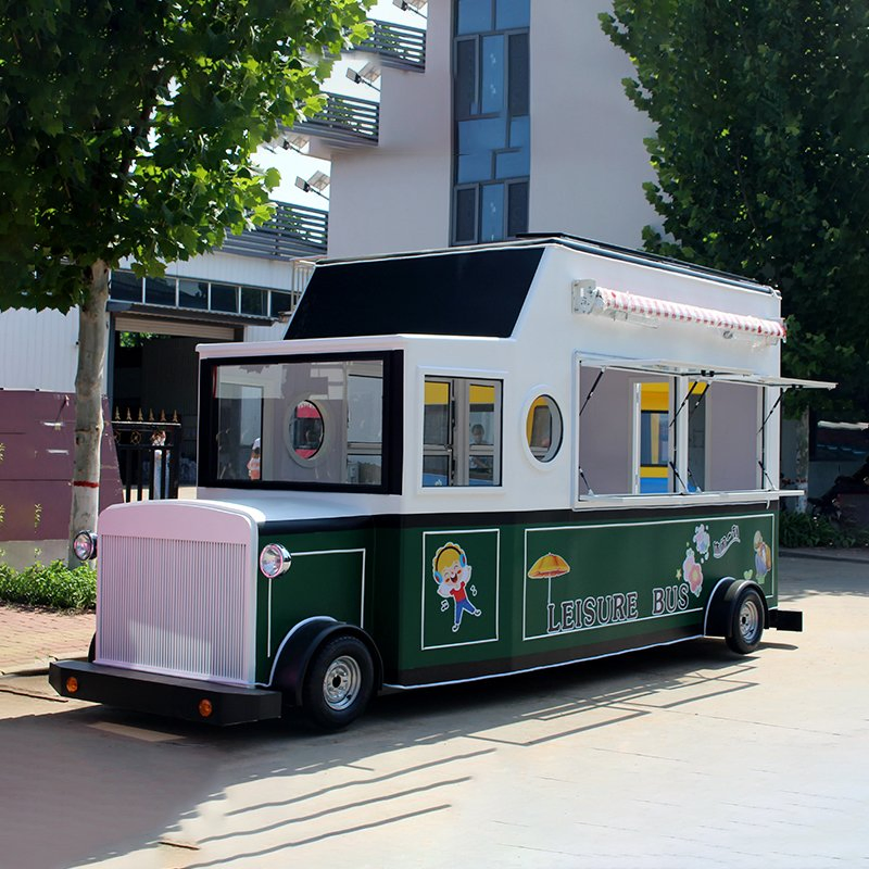 Support Customized Mobile Electric Food Truck with Full Kitchen Equipment
