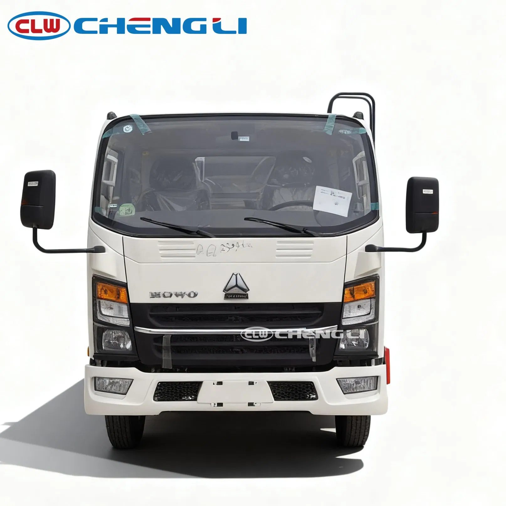 Professional Garbage Compactor 4X2 HOWO 5.8cbm Rear Garbage Truck with Push Plate Unloading