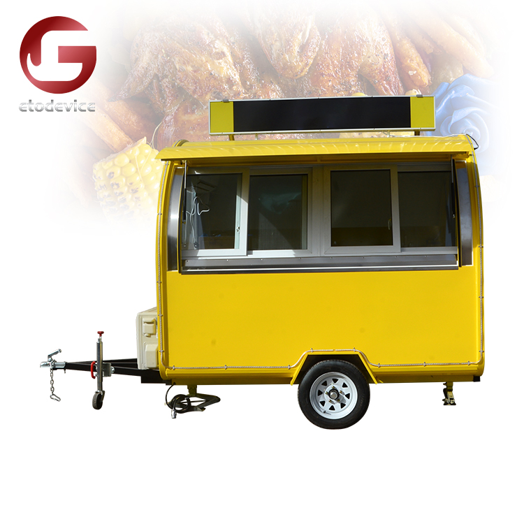 Hot Sale Hand Push Multifunctional Mobile Fast Food Truck