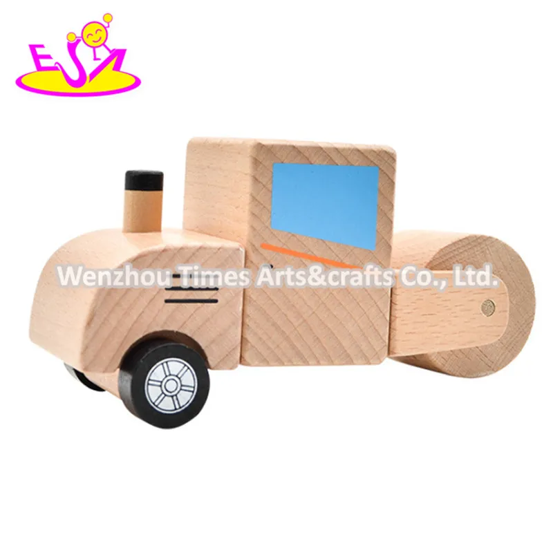 Wooden Construction Truck Side View