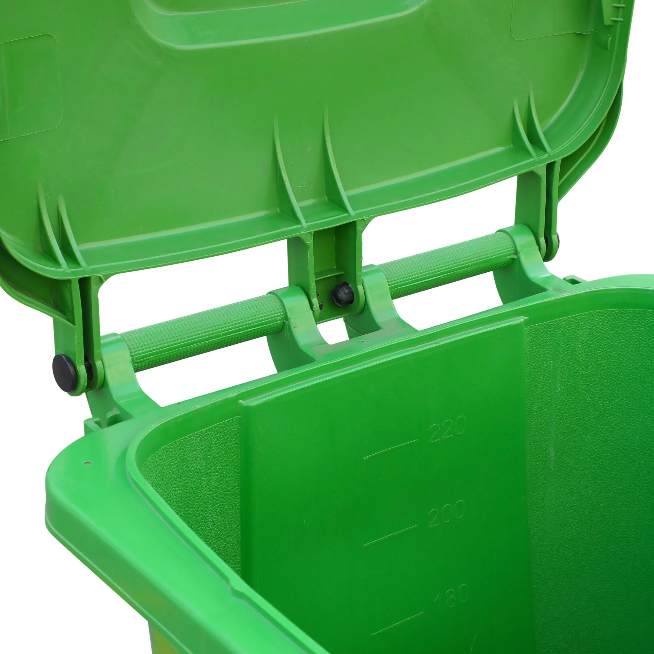100L 120L 240L 360L Customize Color Large Outdoor Public HDPE Recycle Dustbin Pedal Plastic Garbage
