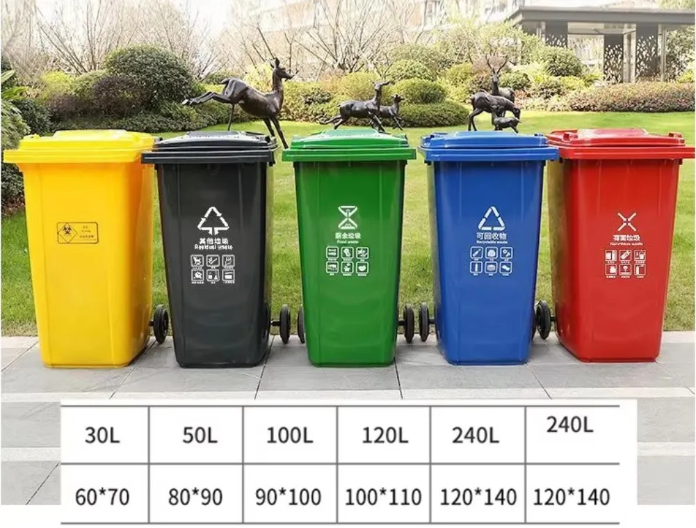 Large Capacity Environmental Garbage Can