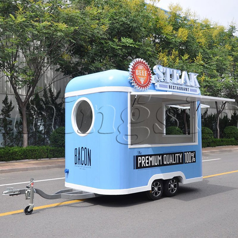 Support Customized Cheap Mobile Electric Restaurant Ice Cream Pizza Coffee Hot Dog Fast Food Truck with Full Equipment for Sale