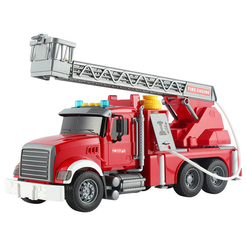 Kids Fire Fighting Vehicle Musical and Lighting Car Gift Friction Power Toys Inertia Children Fire Fighting Truck for Baby Boy