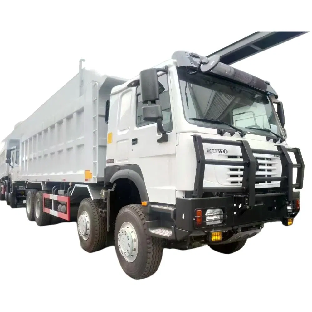 Customizable Heavy-Duty Used Dump Truck with New Hw76 Cab