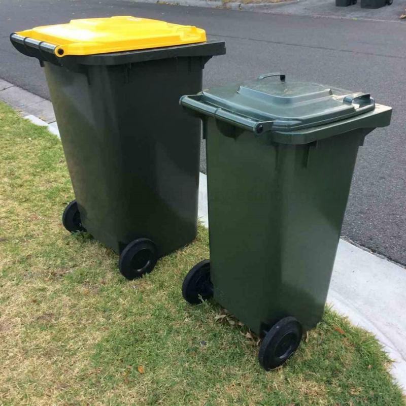 Plastic Wheelie Container Pedal Operated Garbage