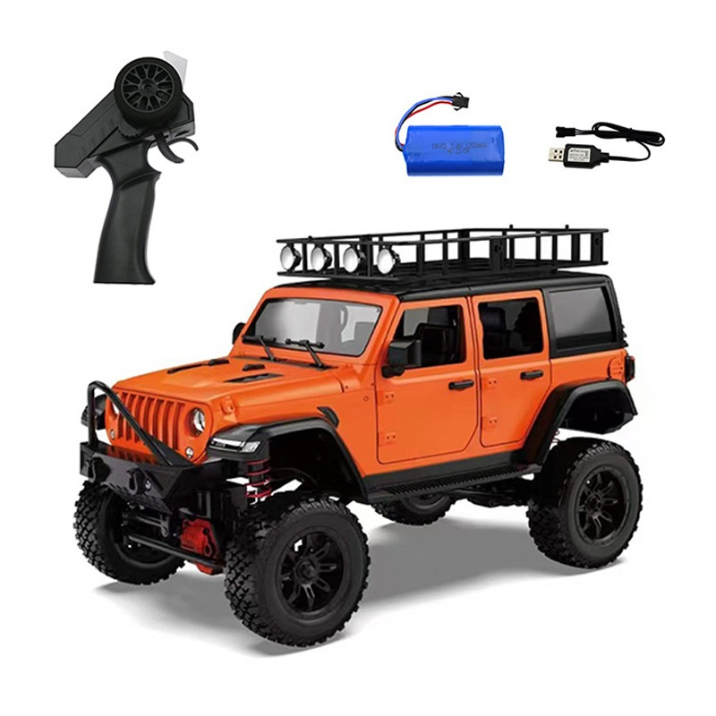 AiJH Mn-128 Remote Control Car 1: 12 4WD Gear Shifting Climbing Truck RC Car Toys with Turn Signal Lights RC Truck