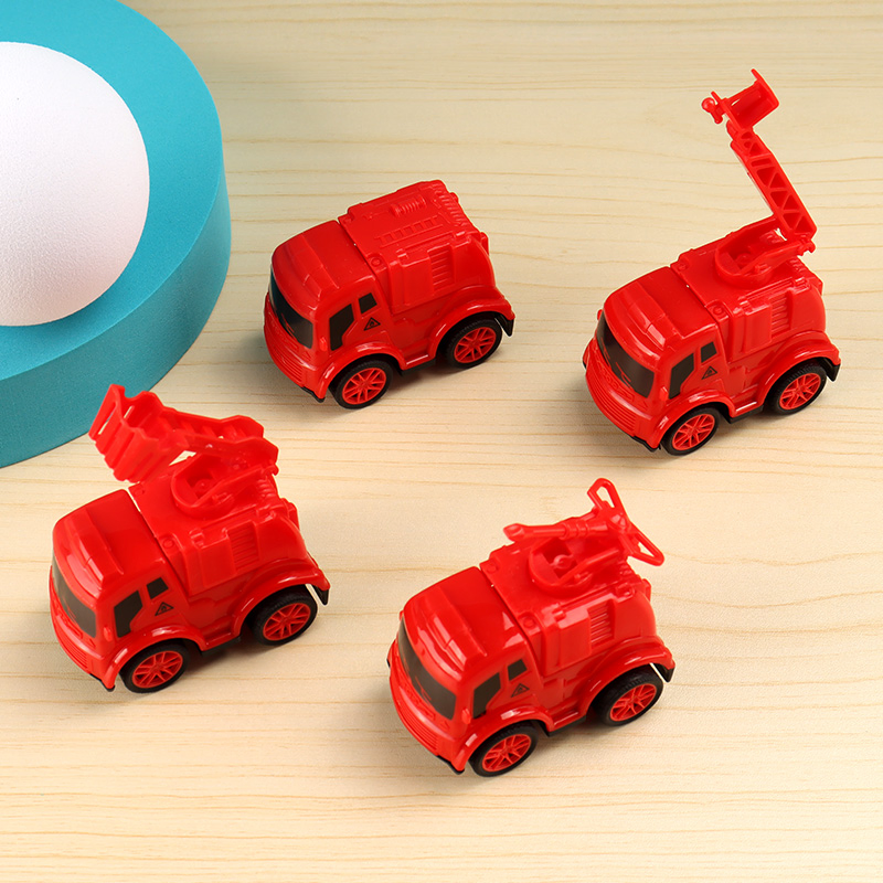 Promotion Plastic Pull Back Small Construction Truck