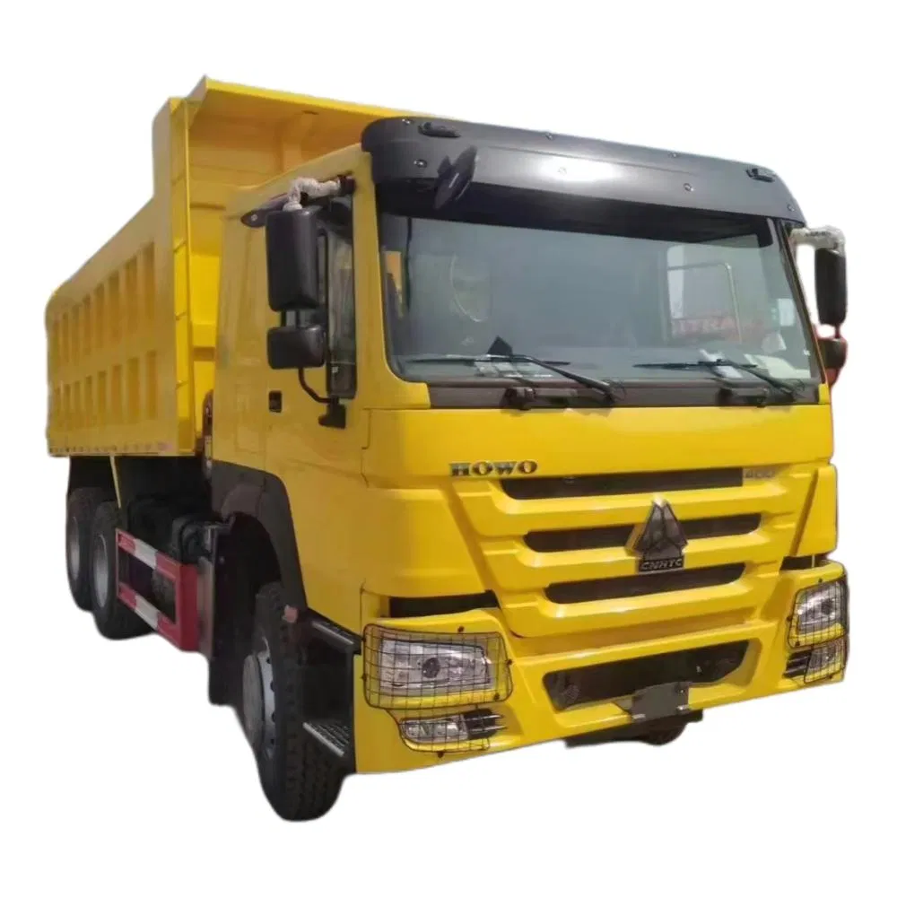 Customizable Heavy-Duty Used Dump Truck with New Hw76 Cab