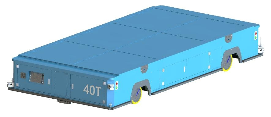 Indoor Flatbed Truck Battery Transfer Cart Motorized Transfer Cart Agv