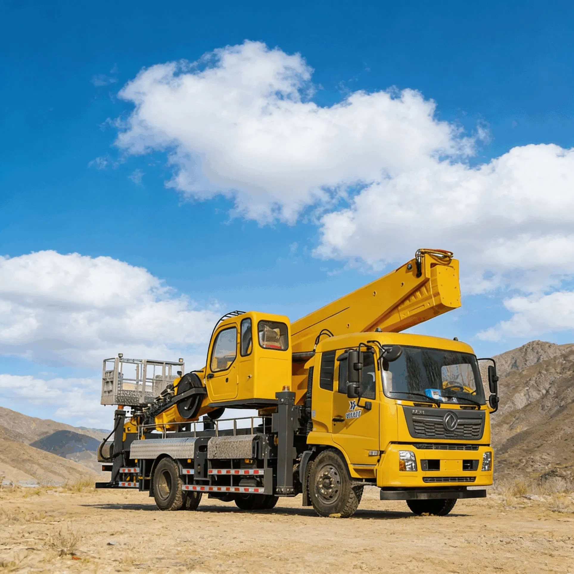 All Electric Insulated 50 Meter Awp Truck for Sensitive Environment and Indoor Facility Maintenance