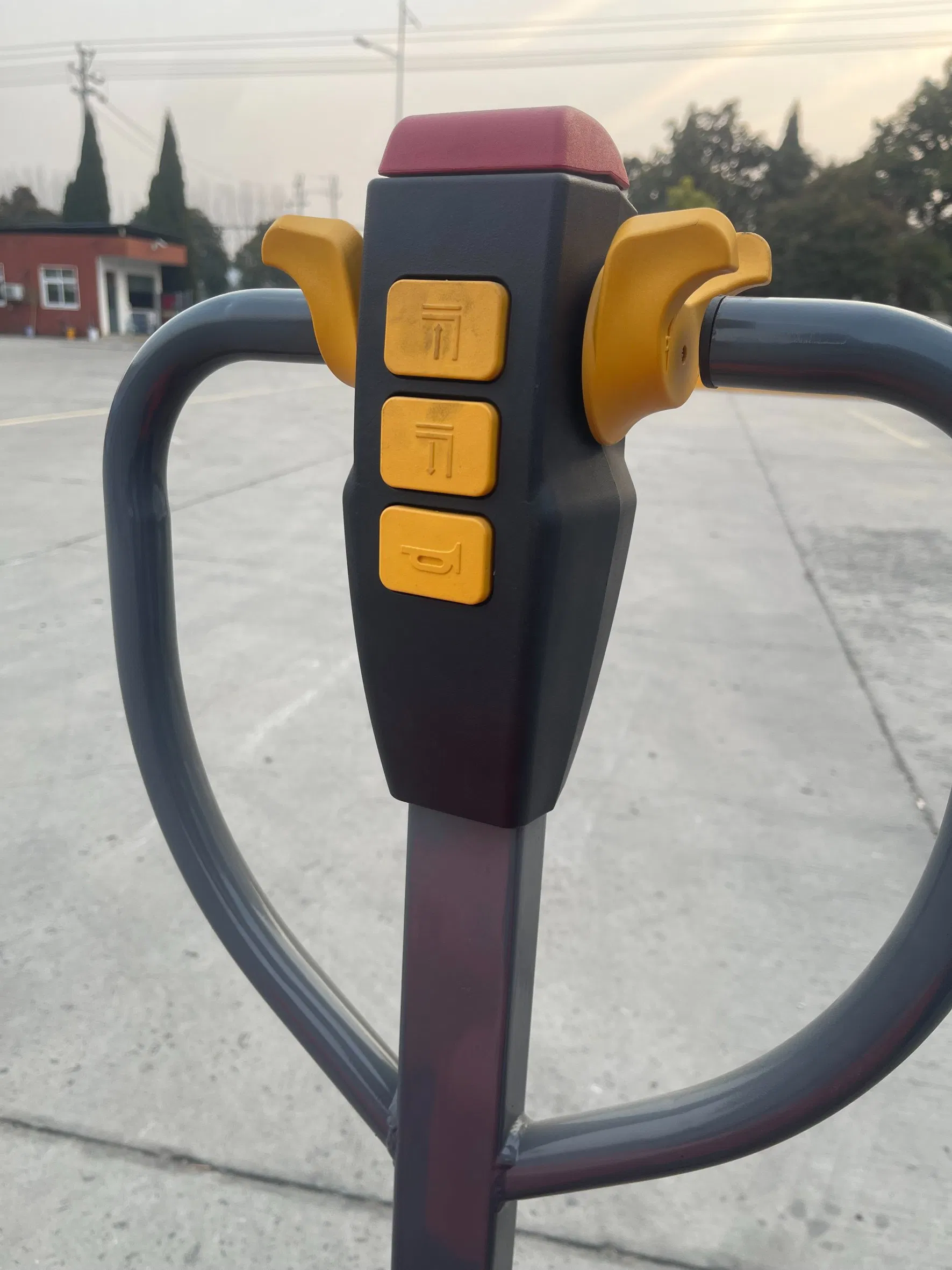 Electric 48 V Hand-Push Pallet Truck.