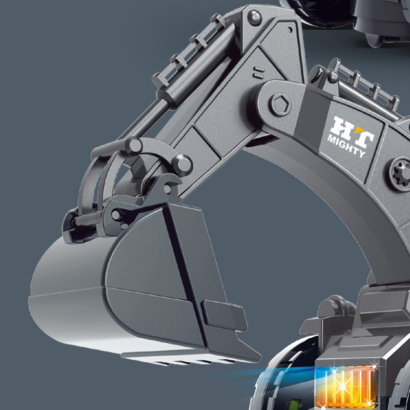 High Quality Simulation Electric Engineering Vehicle Model Toys Series Battery Operated City Truck with Light Sound