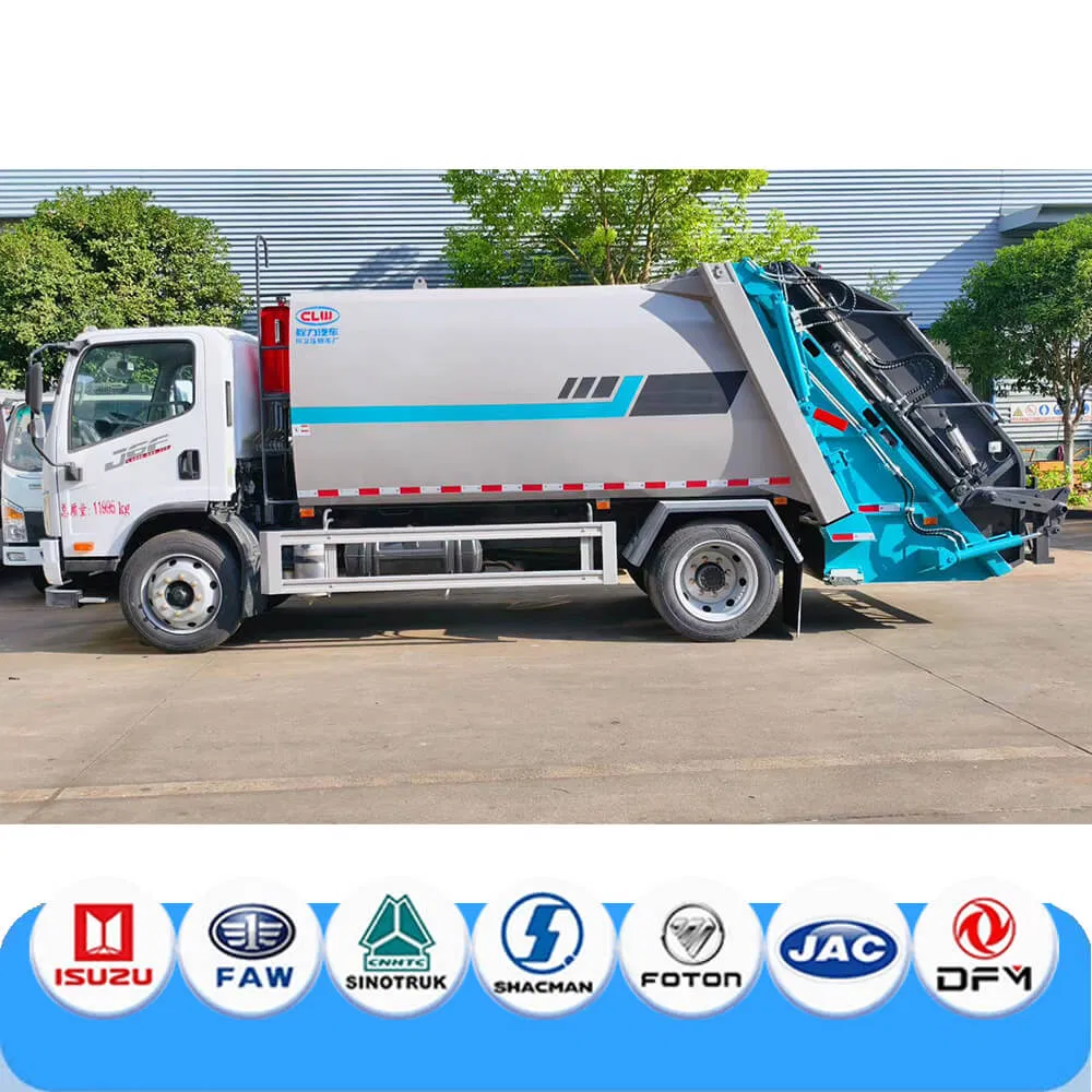 Customizable FAW J6f 4X2 Refuse Lorry for Sustainable Disposal 11cbm Compactor Refuse Truck