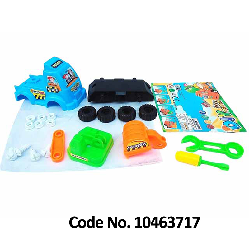 Take-Apart Truck Toy Stem Construction Vehicle Toy for Boys with Tools Ideal Gift for 3-5 Year-Old Toddlers