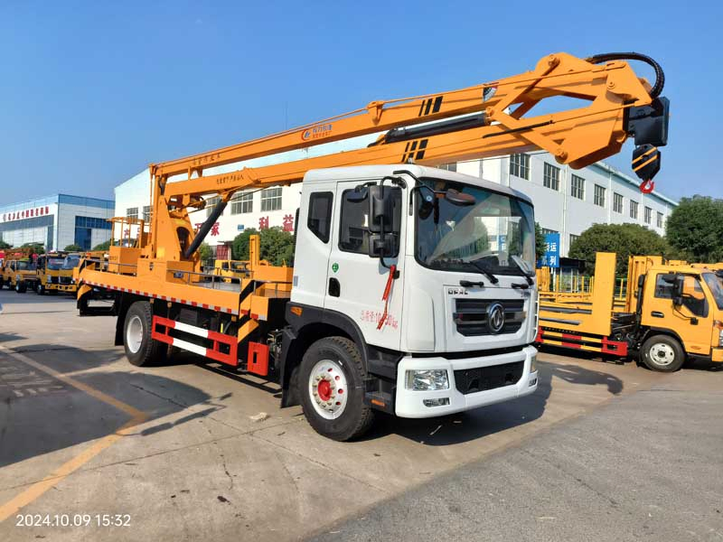 Quiet Electric Aerial Work Truck Designed for Indoor Use