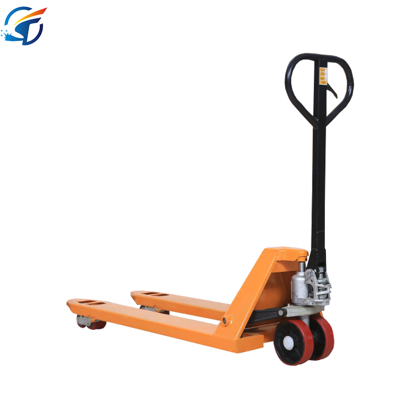 Manual Truck Forklift, Pallet Driver Push Trailer Cattle Forklift