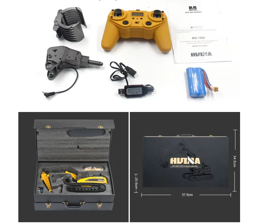 RC Excavator Full View