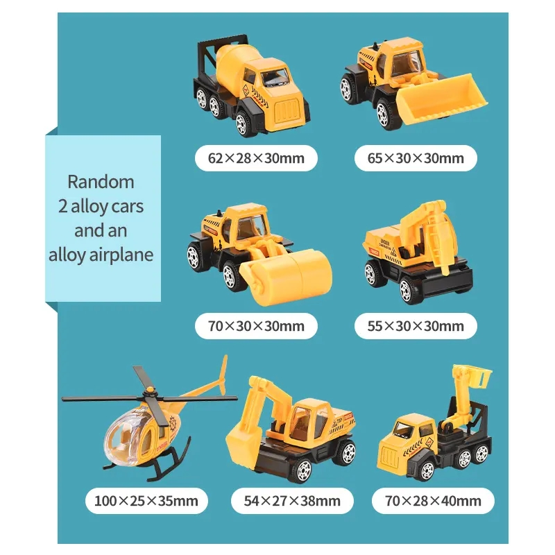 Alloy Car Movable Side Chute Receivedisassembly and Assembly Deformation Robot Engineering Storage Kit Container Truck