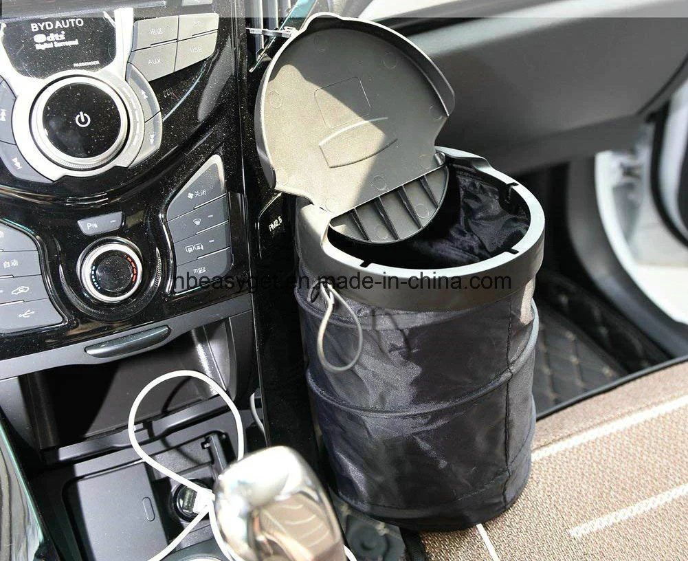 Car Trash Bag Pop-up Collapsible Car Garbage Holder for Traveling Esg10785