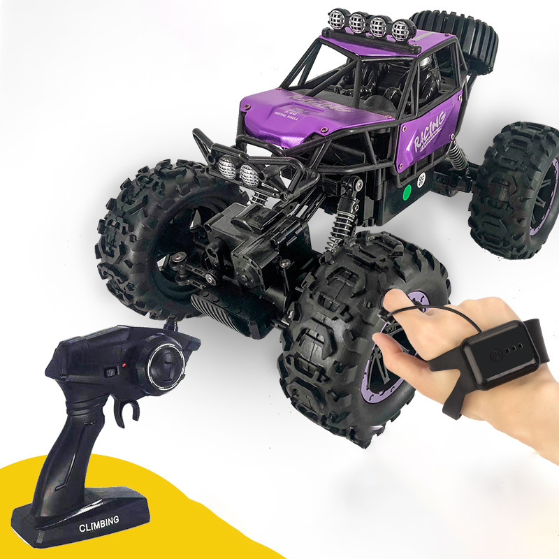 All-Terrain 6-Wheel Remote Control Car - Rechargeable 7.4V Monster Truck for Mud, Snow, and Backyard Jumps