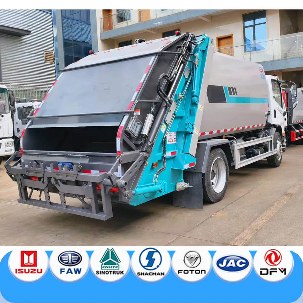 Customizable FAW J6f 4X2 Refuse Lorry for Sustainable Disposal 11cbm Compactor Refuse Truck