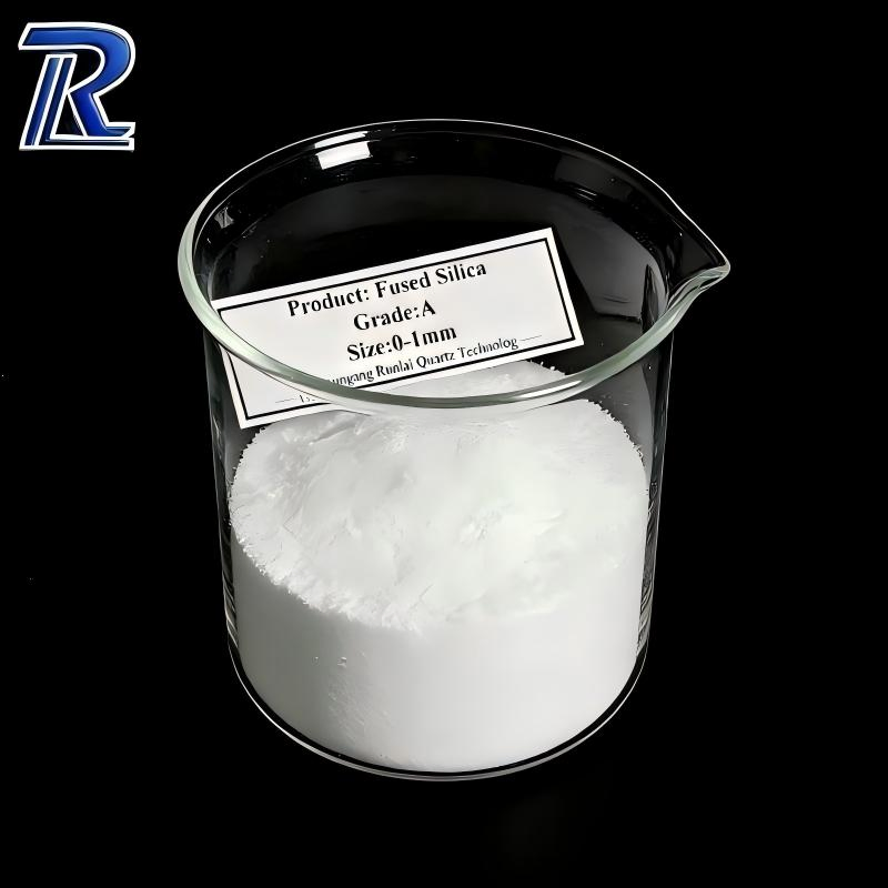 Premium 99.95% Mesh Ultra Quartz Silica Powder Quartz Fused Powder Silica 3-5mm Quartz Sand Fine Quartz Silica Fused Silica Sand for Semiconductor Equipment