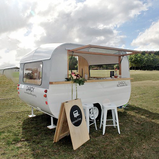 Electric Mobile Ice Cream Food Trailer Trucks Can Be Customized