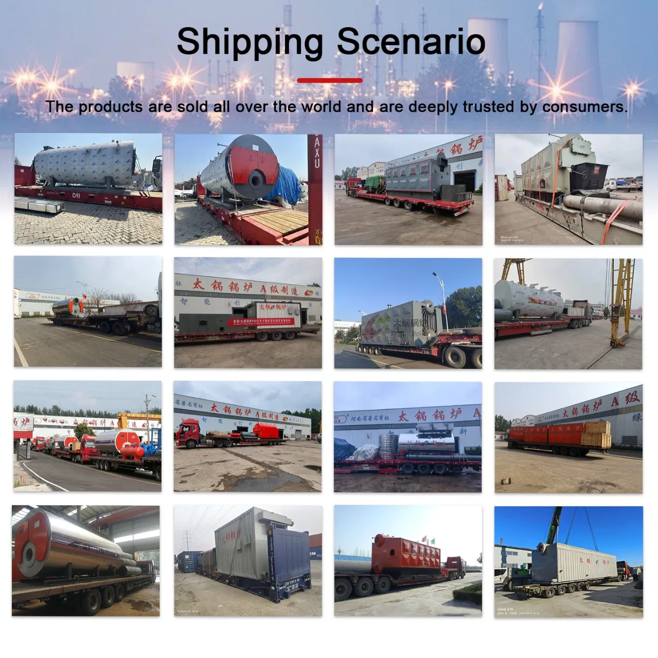 Industrial Fire Tube Gas Boiler 1 2 3 4 5 6 7 8 9 10 Ton for Food Textiles Chemicals Industries China Factory Steam Boiler