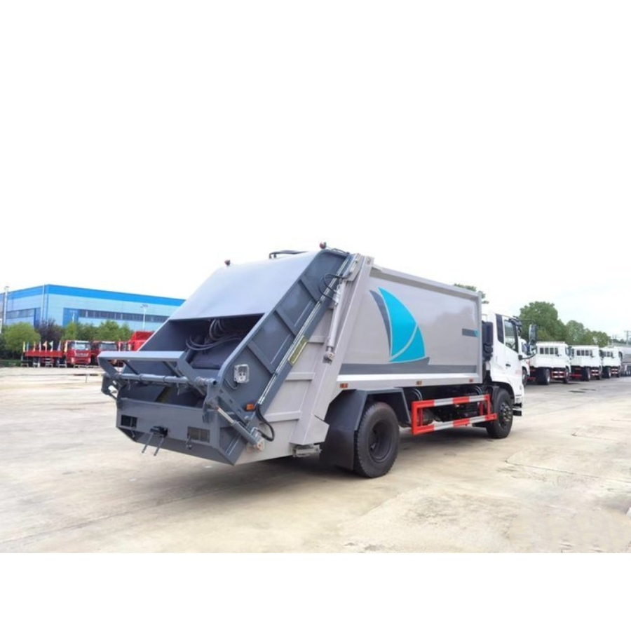 China Made 14 Cubic Meter Garbage Truck with Push Compactor
