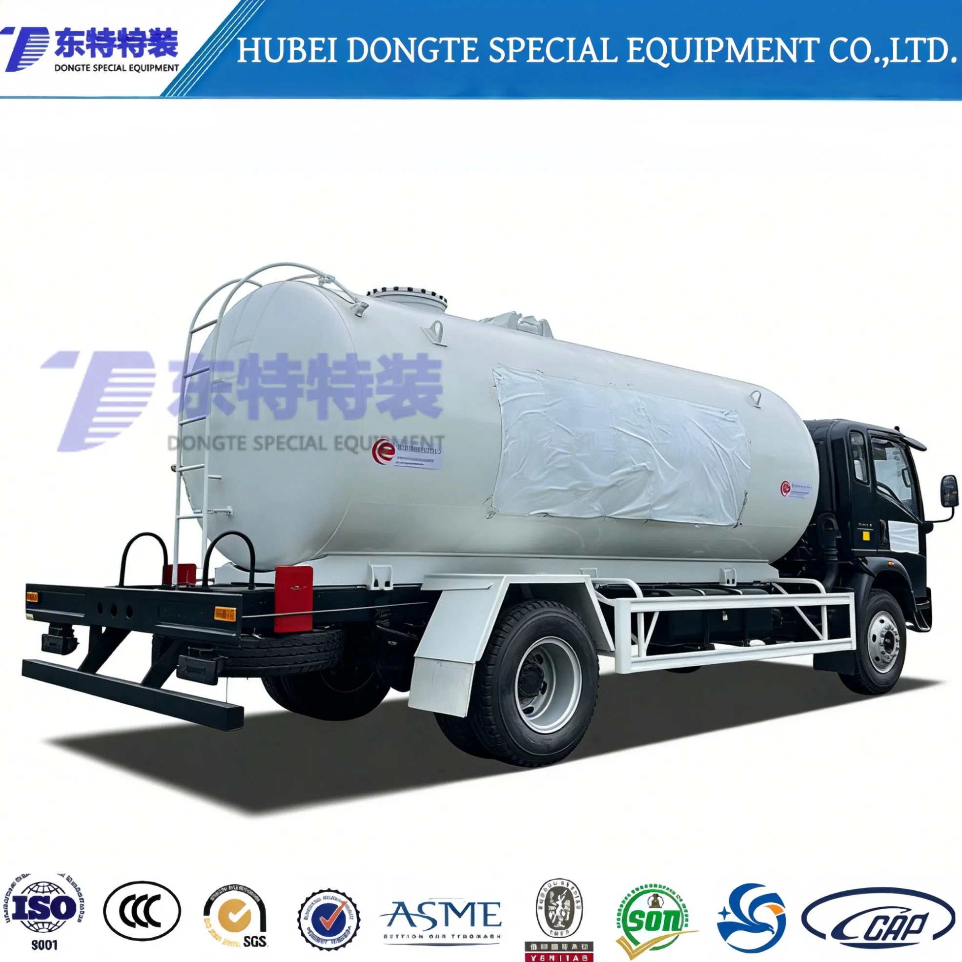 50cbm 25tons LPG Mobile Refueling Tank Truck Consistent Assembly Quality for Export Orders