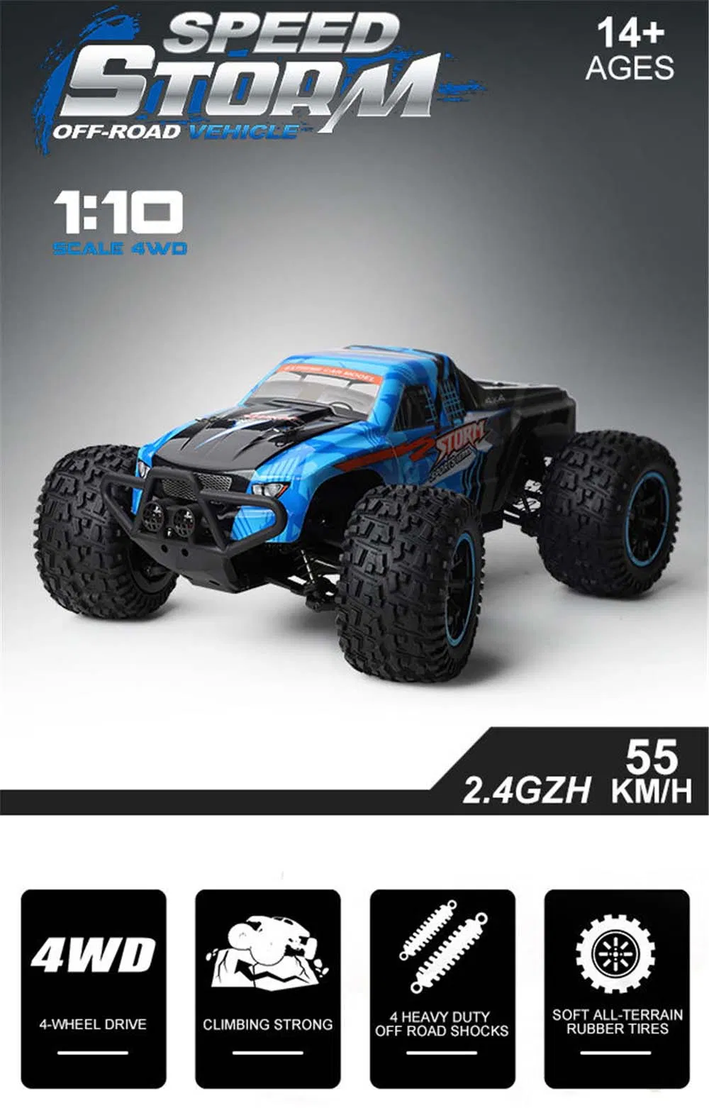 RC Pickup Truck View 1