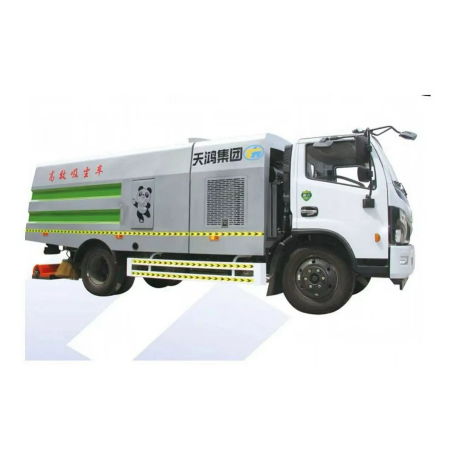 Small High Pressure Vacuum Truck with Electric Drive System for Zero Emission Indoor Cleaning Work