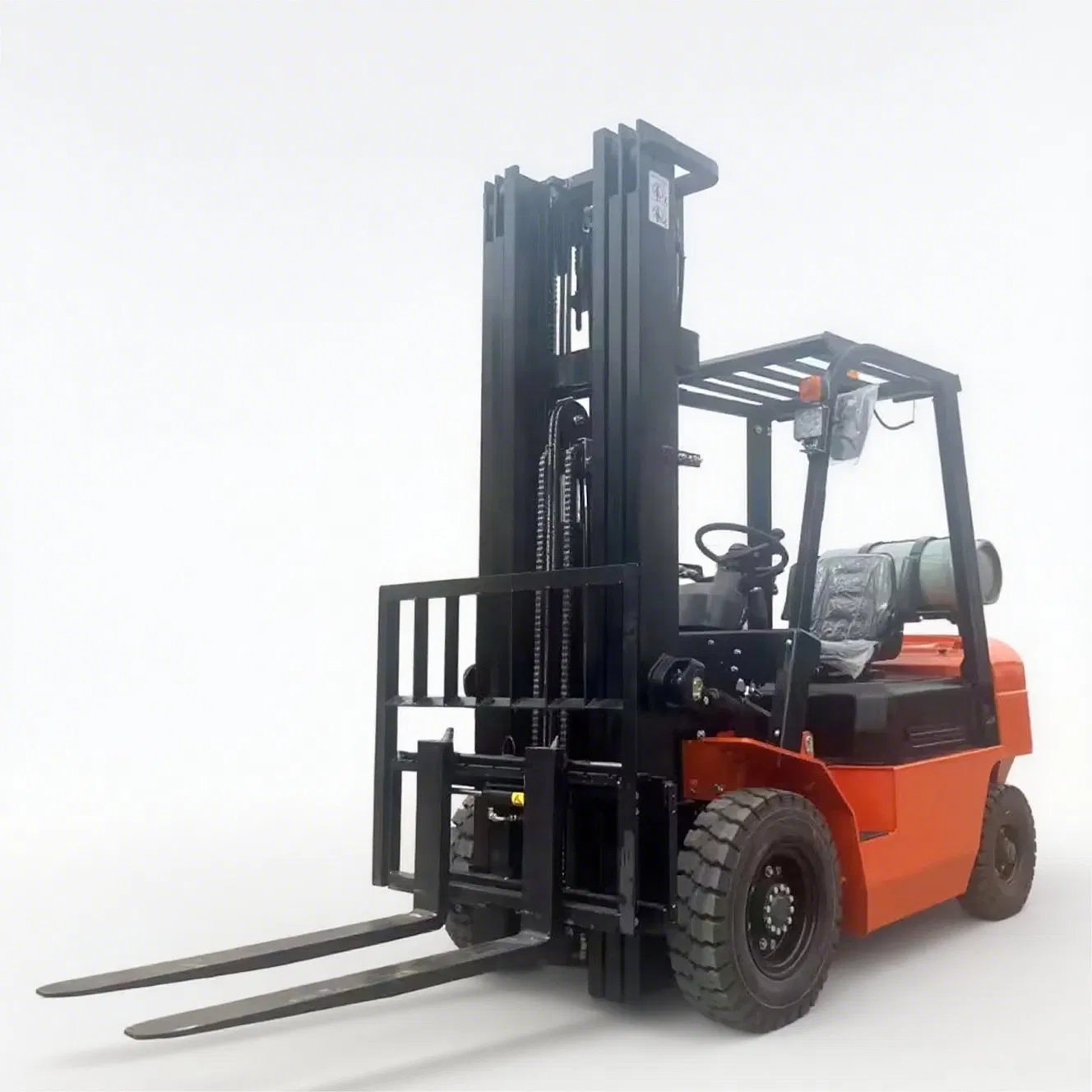 2.5 Ton Gasoline/LPG Forklift Truck Truck With4.8m Lift Height with Stage Mast Customizable Body Colors