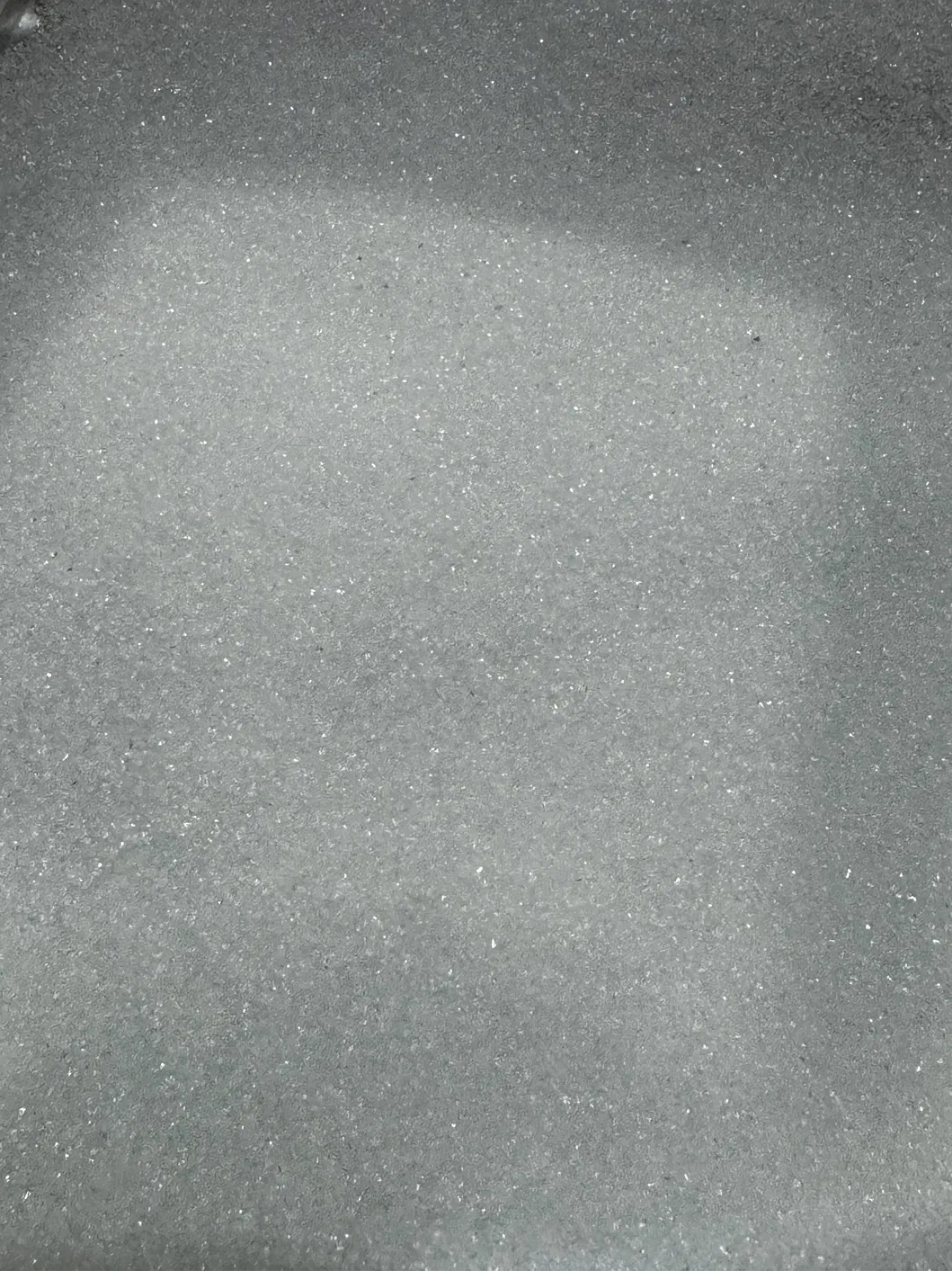 White Glass Sand After Color Selection