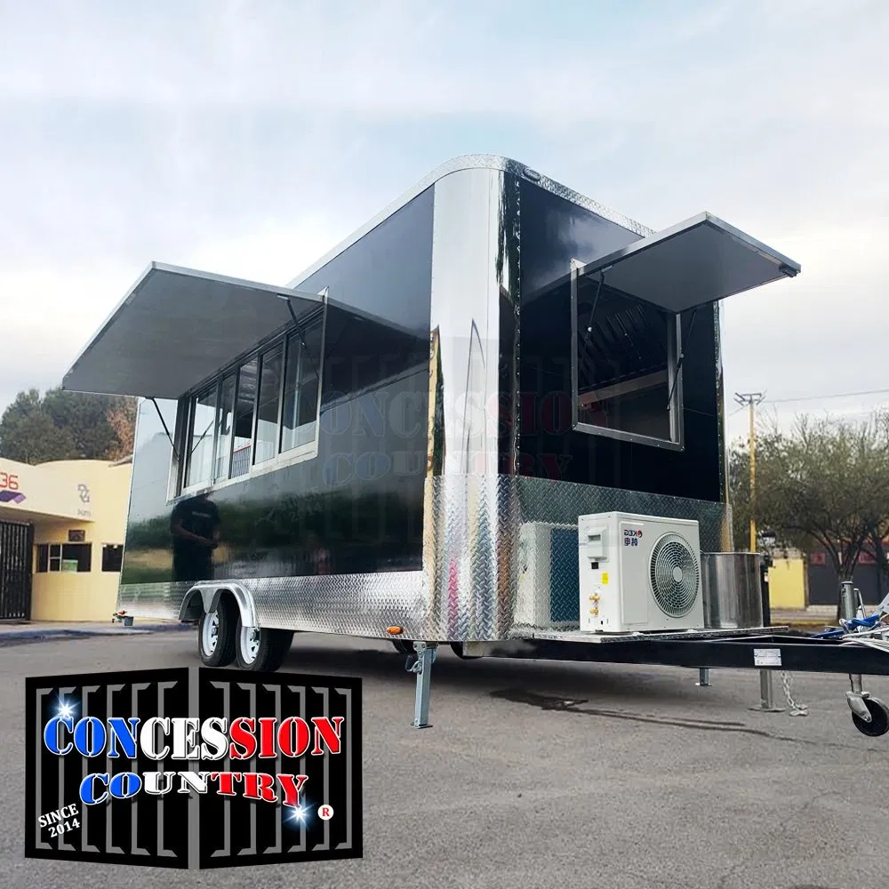 ISO Certificate Custom Fiberglass Push Ice Cream Truck Factory From China