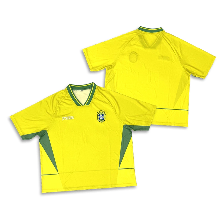 High Quality Sublimated Vintage Football Shirts Custom Boxy Oversized Men's Soccer Jerseys