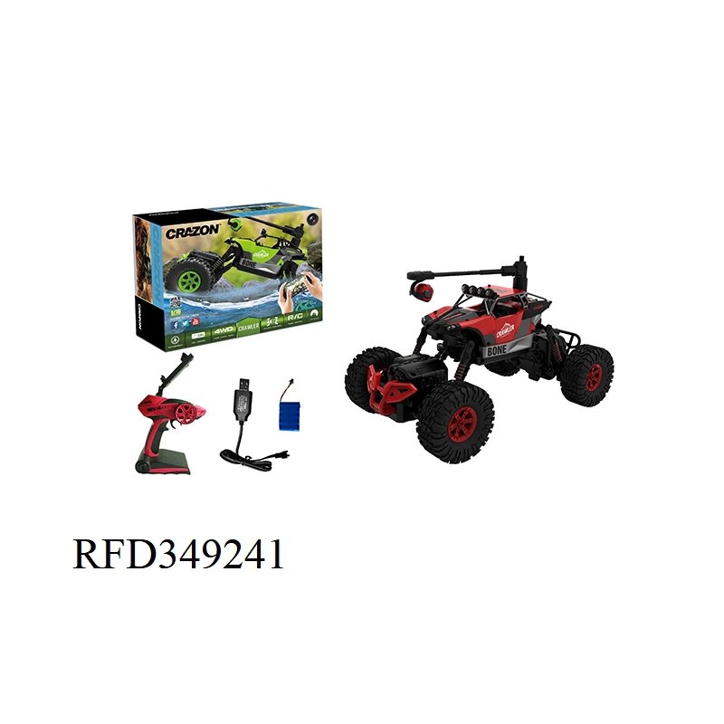 1: 16 Scale Remote Control Car Four-Drive Dual-Steer Climbing Car Waterproof Climbing Truck
