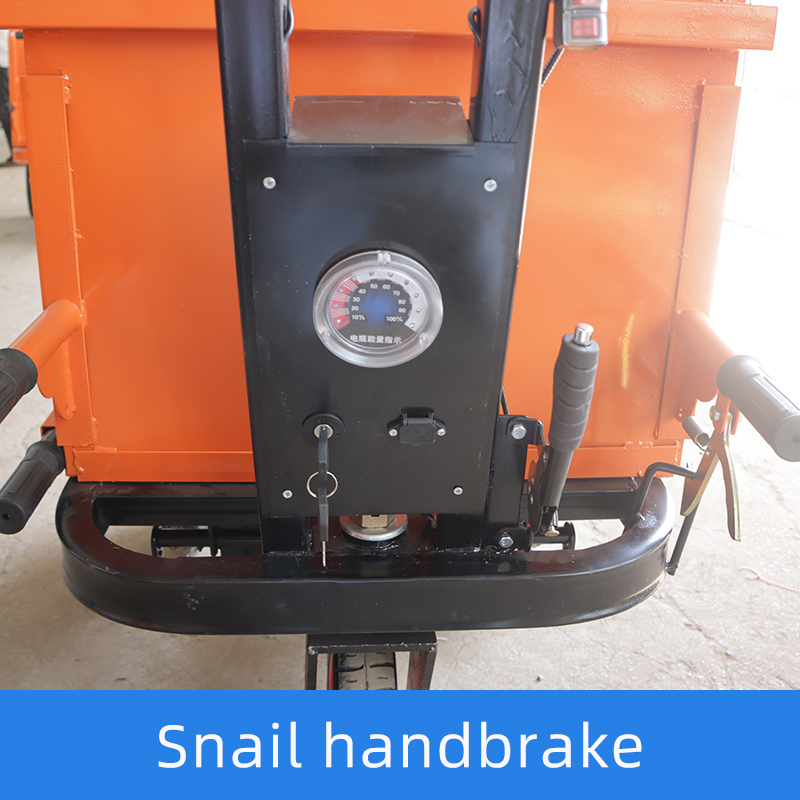 48V 800W Mini Hand Push Agricultural Tricycle Transporter Dump Project Electric Ash Truck Supply Dump Truck