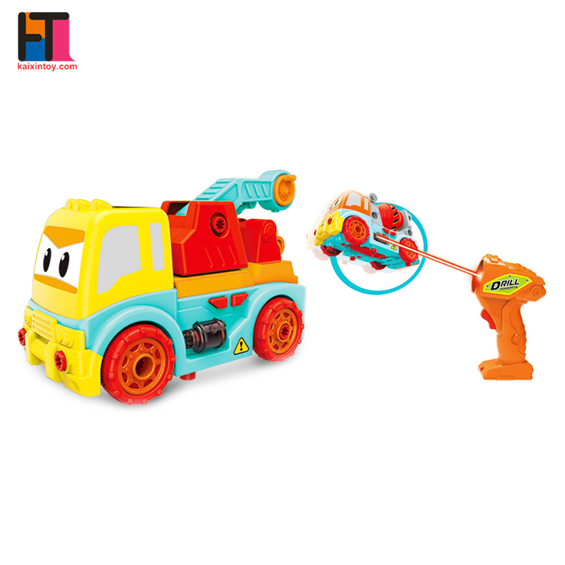 DIY Take Apart Toy Truck Boys Stem Toy Plastic RC Kid Toy Truck