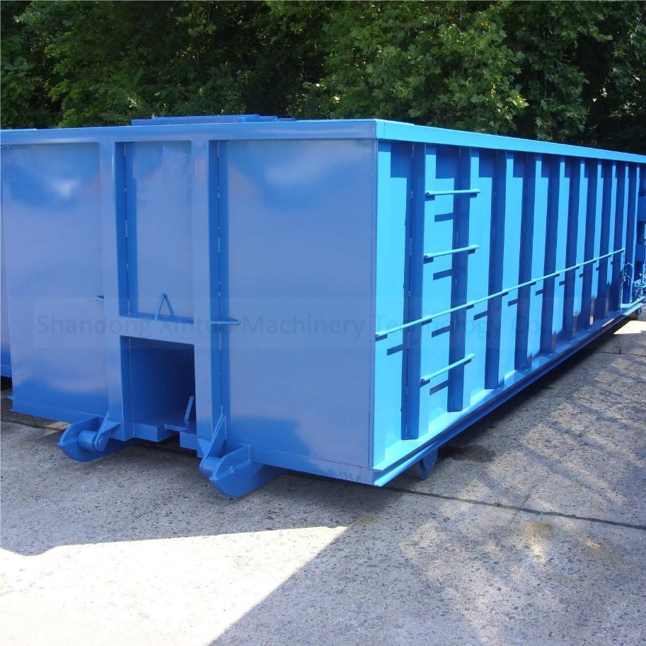 Standard Duty Rectangle Style Outdoor Mobile Scrap Metal Garbage Dumpster