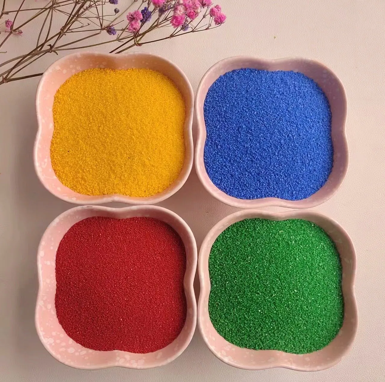 Non-Toxic Natural Colored Sand for Safe Playtime Activities
