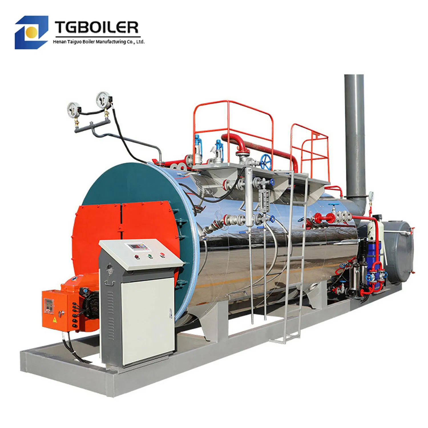 Industrial Gas Oil Fire Tube Steam Boiler 1 Ton 1ton Cost Price