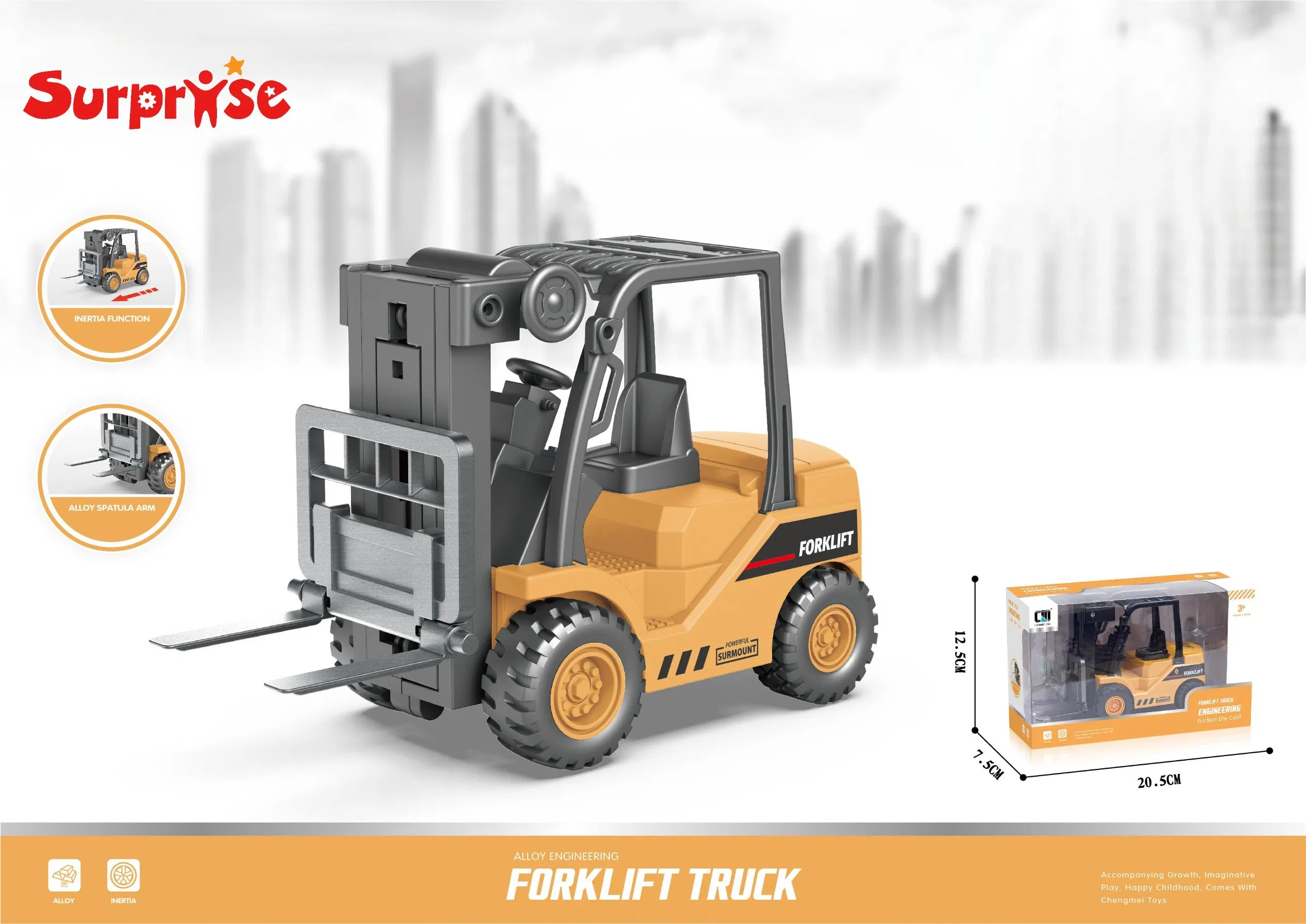 Diecast Alloy Engineering Car Model Toys Metal Bulldozer Truck Engineering Trucks Toy