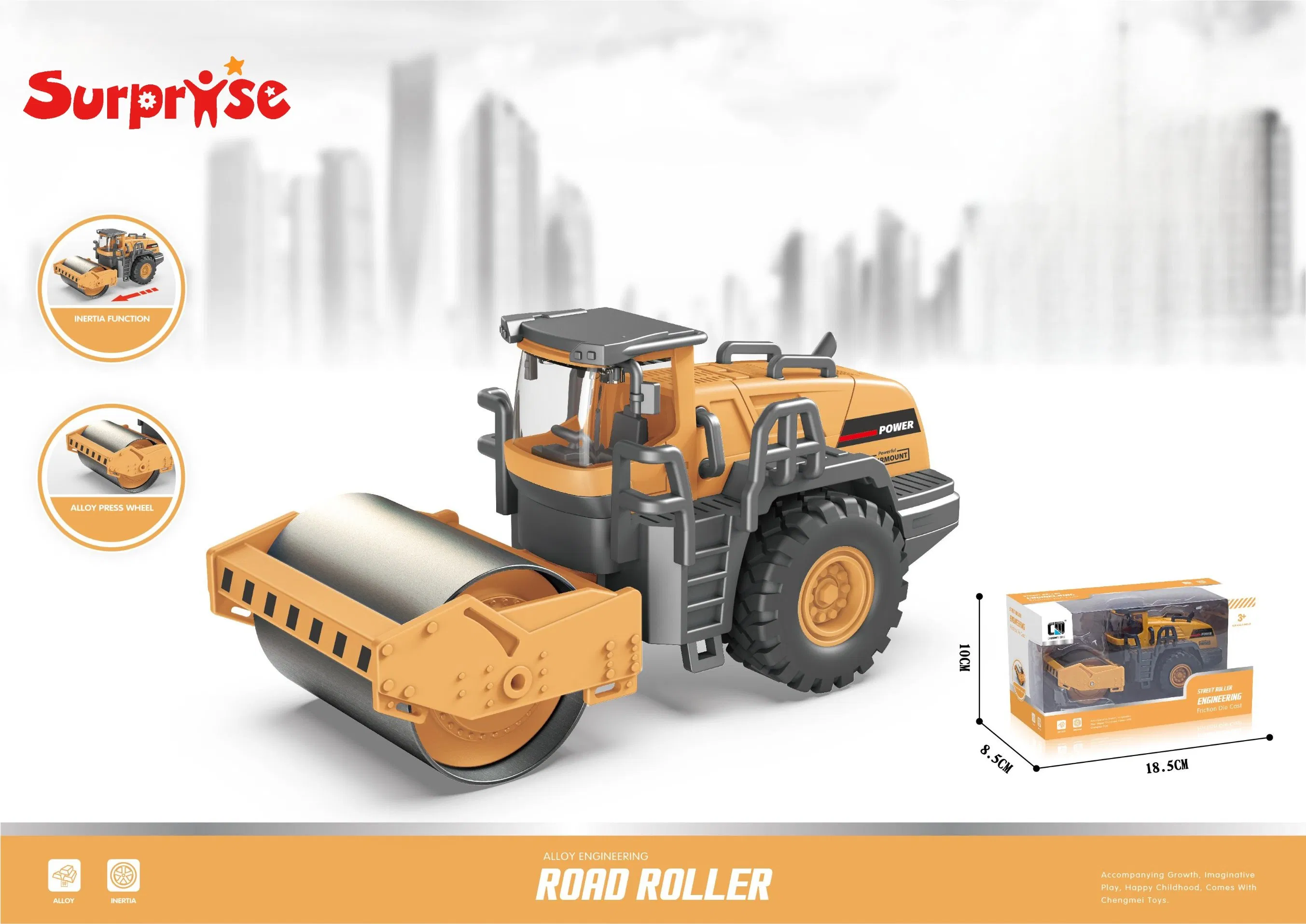 Diecast Alloy Engineering Car Model Toys Metal Bulldozer Truck Engineering Trucks Toy