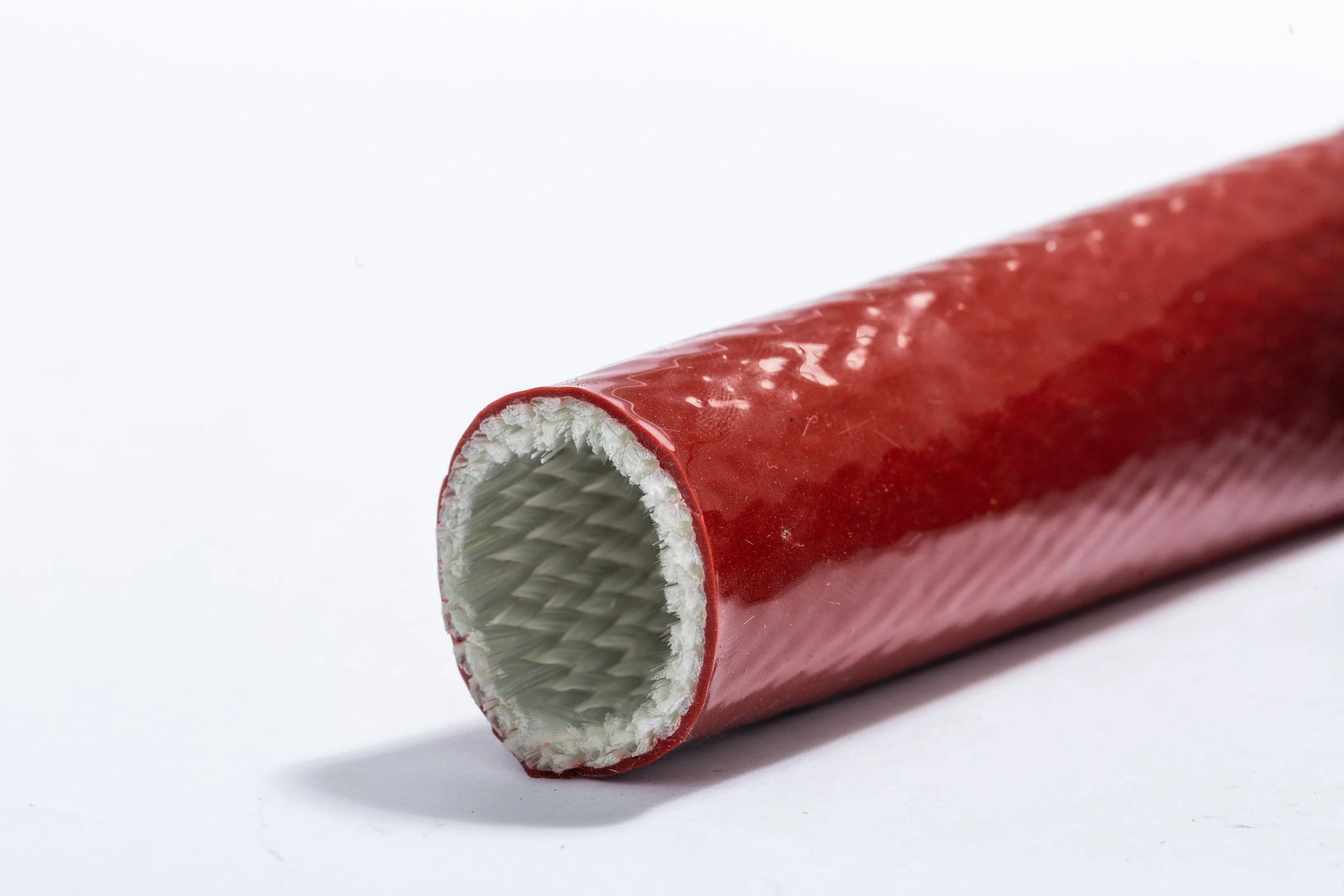 Oil Hose Protector Guard Coated Glass Fiber Cover Flame Resistant Heat Insulating Fiberglass Woven Firejacket Thermal Shield Fire Sleeve