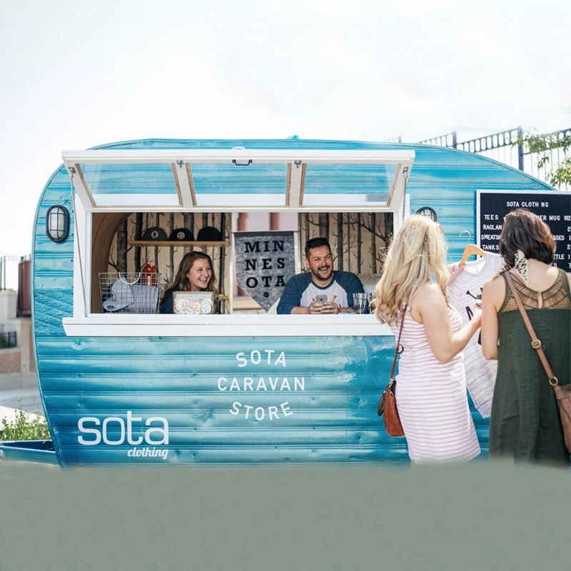 Support Customized Cheap Mobile Electric Restaurant Ice Cream Pizza Coffee Hot Dog Fast Food Truck with Full Equipment for Sale